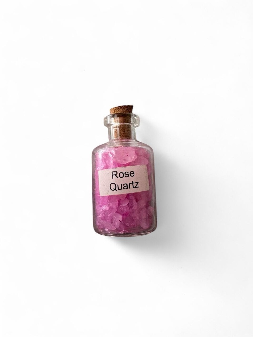 Rose Quartz Soak Crystals - Pink Bath Jar